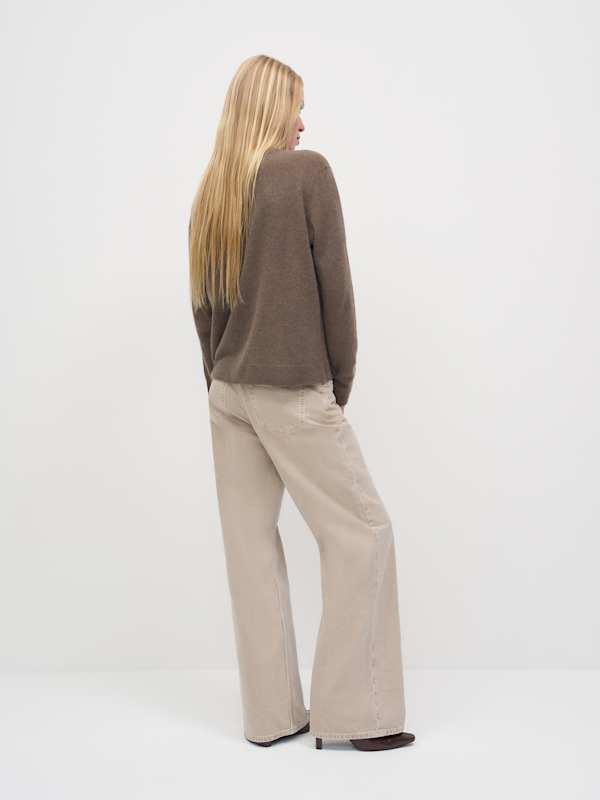 Cashmere Boyfriend Sweater - Dachshund