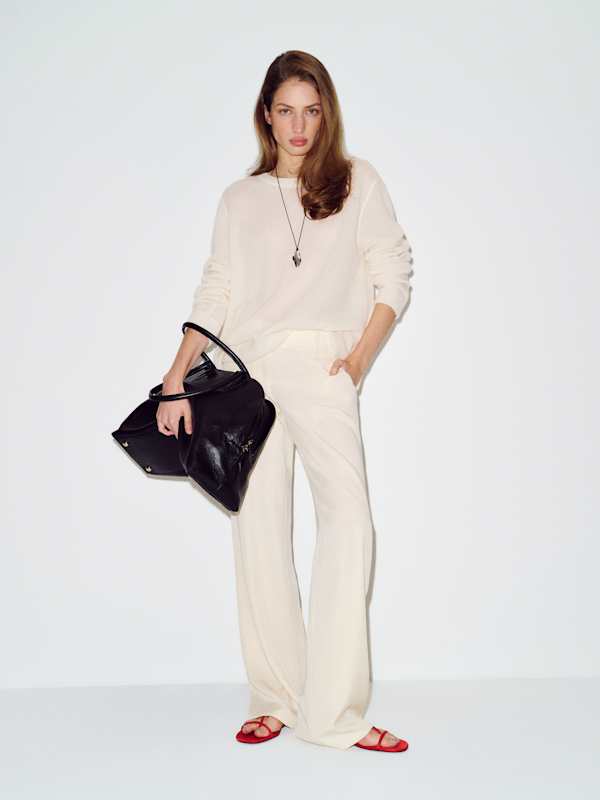 Cashmere Boyfriend Sweater - Gossamer