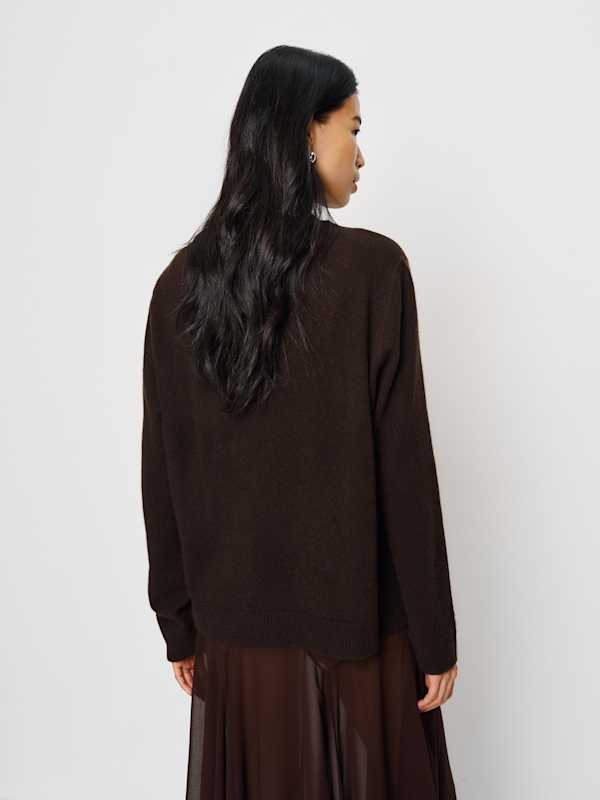 Cashmere Boyfriend Sweater - Mole