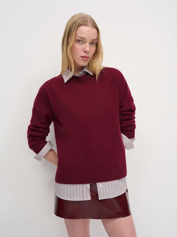 Cashmere Boyfriend Sweater - Romance