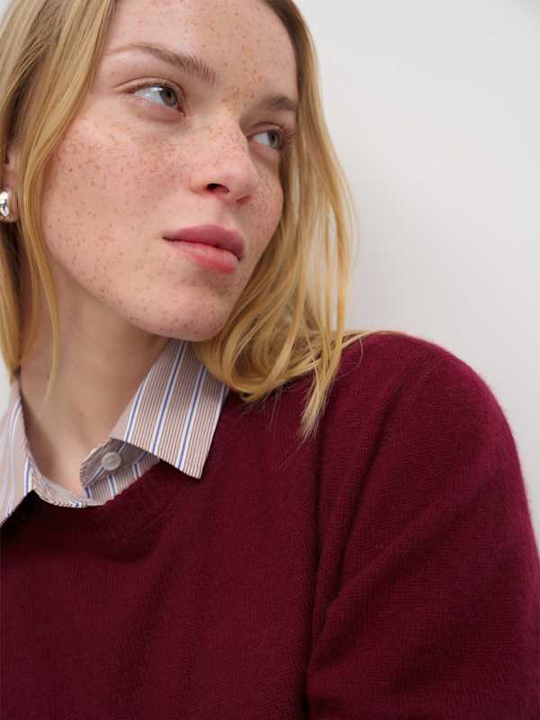 Cashmere Boyfriend Sweater - Romance