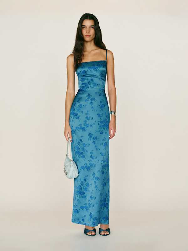 Robe en soie Frankie - Water Sign