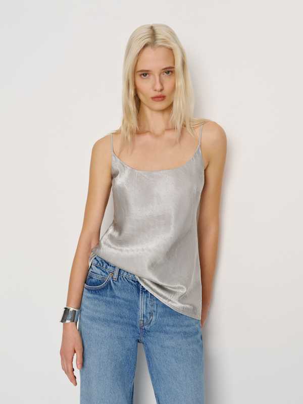 Lila Top - Silver Halo