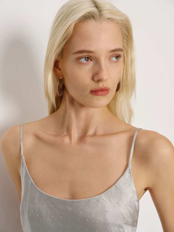 Lila Top - Silver Halo