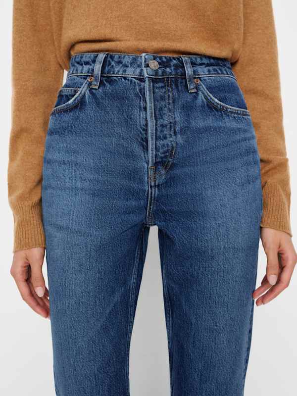 Cynthia High Rise Straight Cropped Jeans - Maggiore