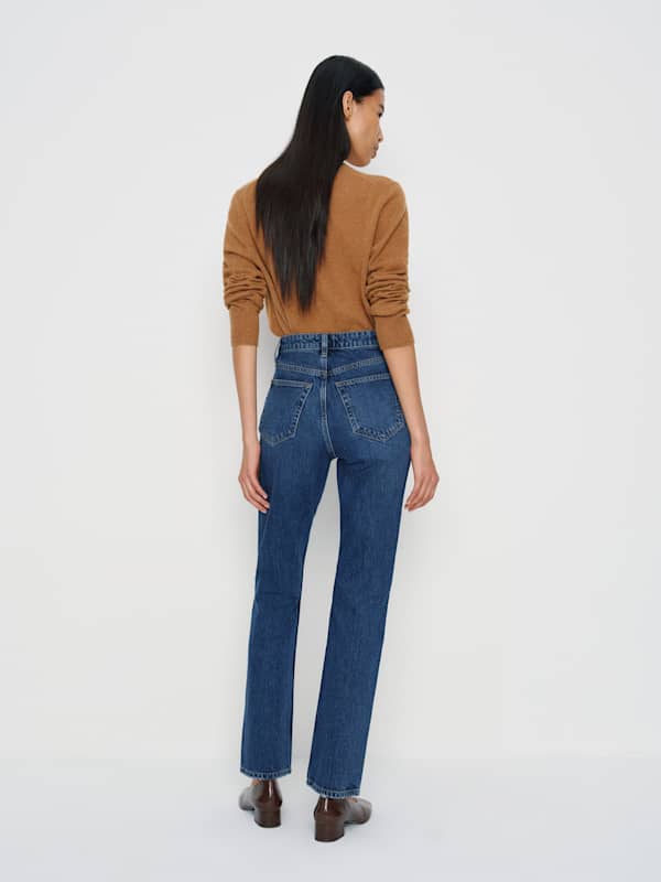 Cynthia High Rise Straight Cropped Jeans - Maggiore