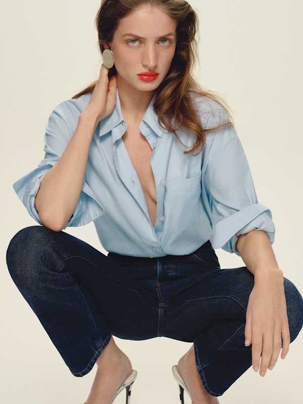 Cynthia High Rise Straight Cropped Jeans - Titan