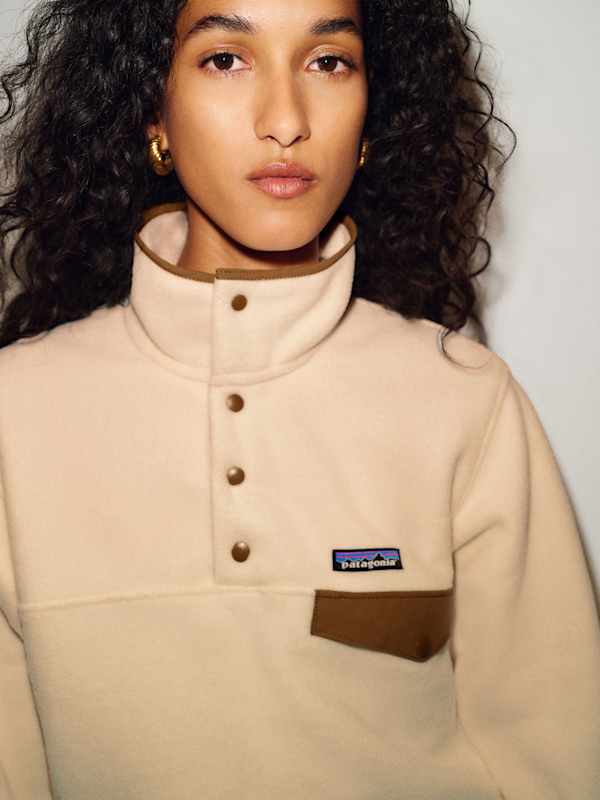 Patagonia W'S Lightweight Synchilla Snap-T Pullover - Natural