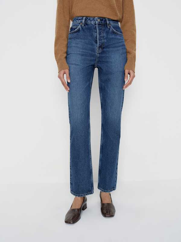 Cynthia High Rise Straight Long Jeans - Maggiore