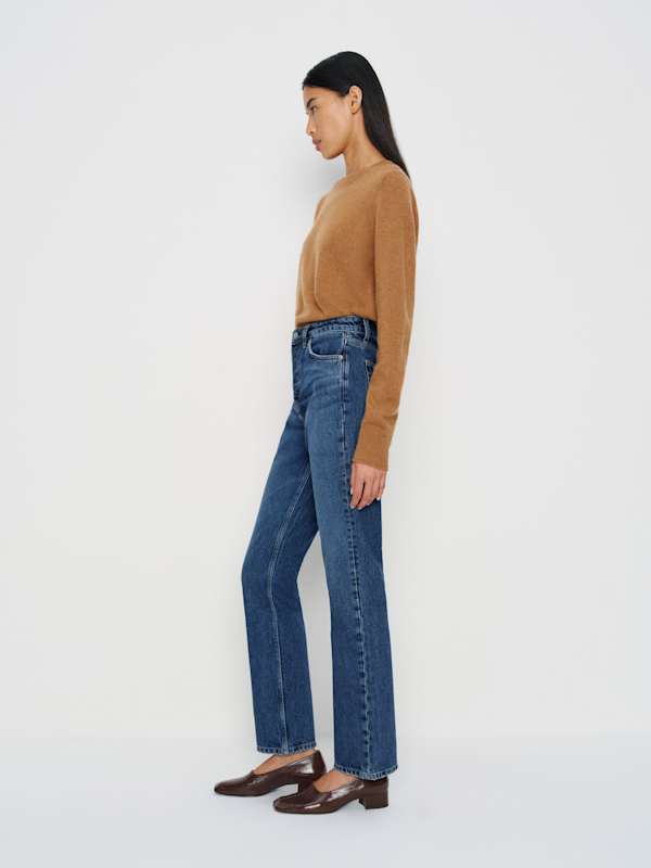 Cynthia High Rise Straight Long Jeans - Maggiore