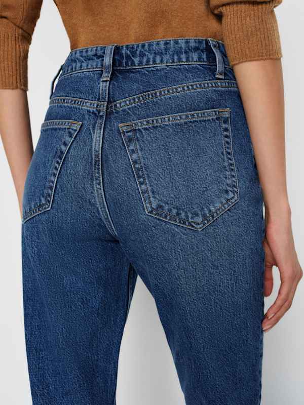 Cynthia High Rise Straight Long Jeans - Maggiore