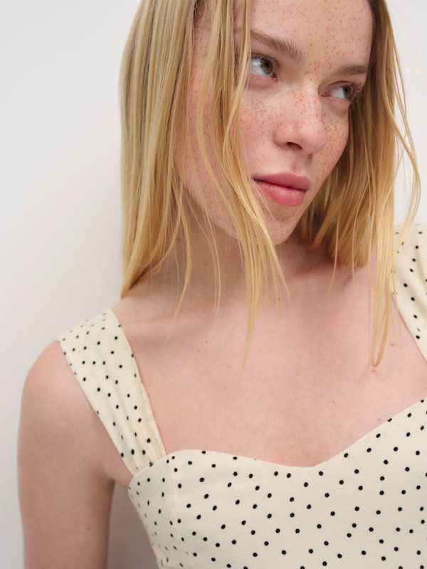 Hester Top - Salt And Pepper