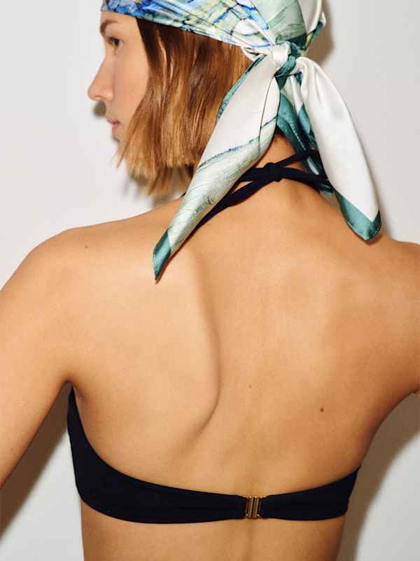 Haut de bikini Lagoon - Black Spiral