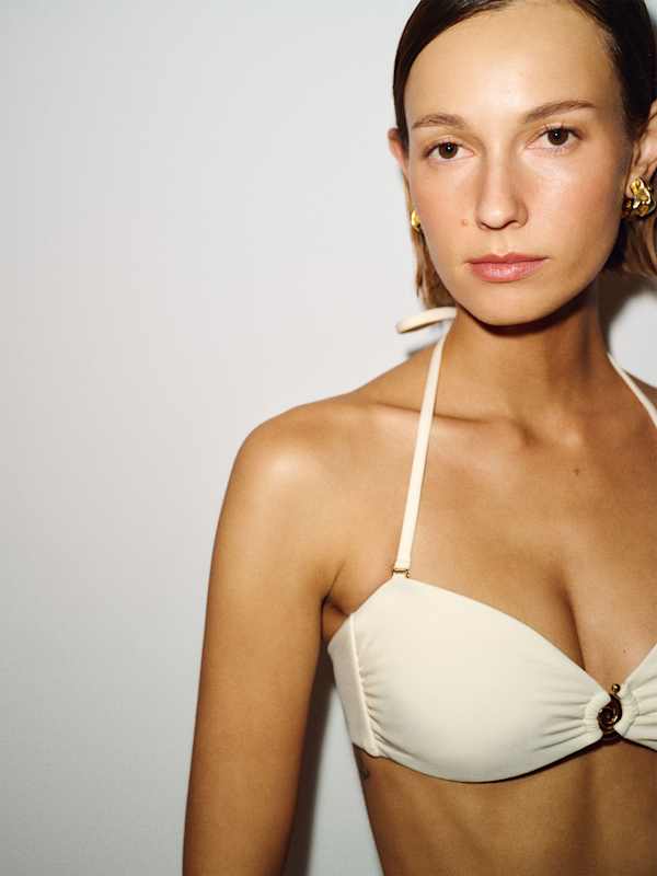 Haut de bikini Lagoon - Fior Di Latte Spiral