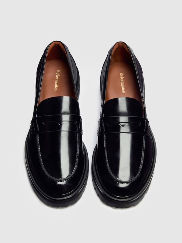 Agathea Chunky Loafer - Black