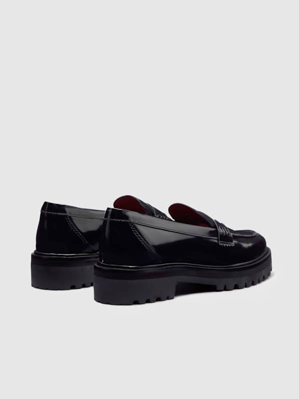 Agathea Chunky Loafer - Black
