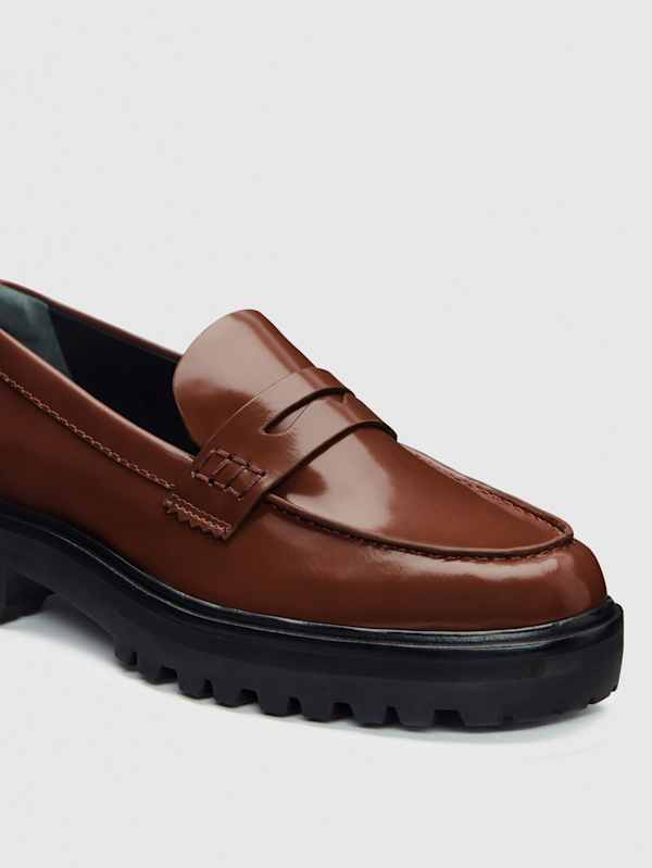 Agathea Chunky Loafer - Cavalier Leather