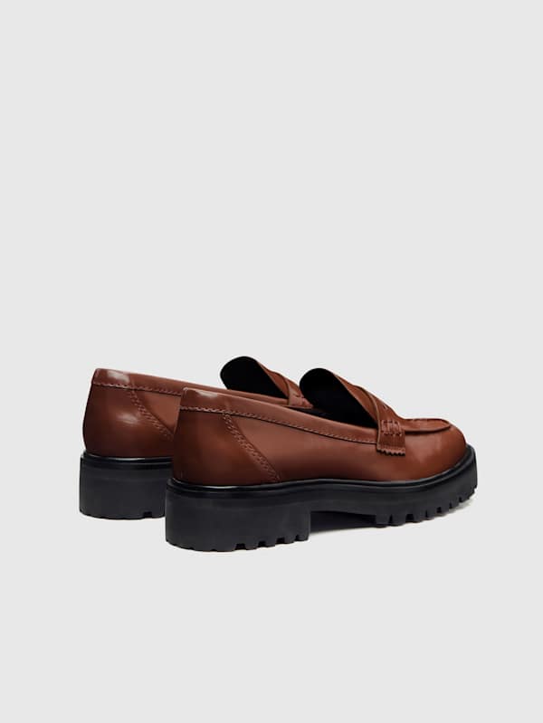 Agathea Chunky Loafer - Cavalier Leather