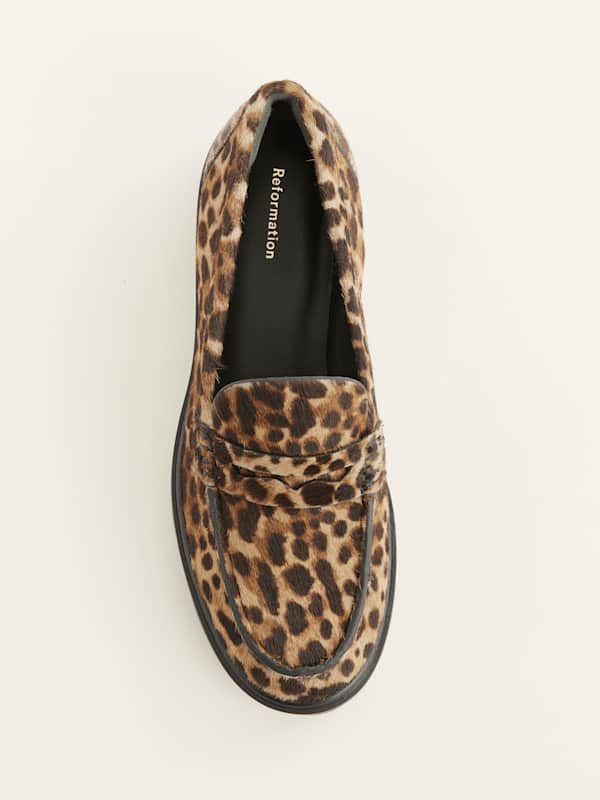 Mocassins &eacute;pais Agathea - L&eacute;opard
