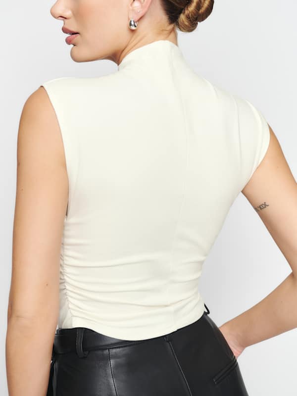Lindy Knit Top - Ivory