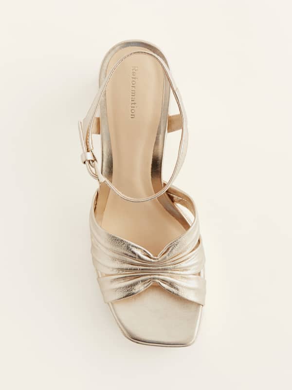 Maize Platform Sandal - Gold