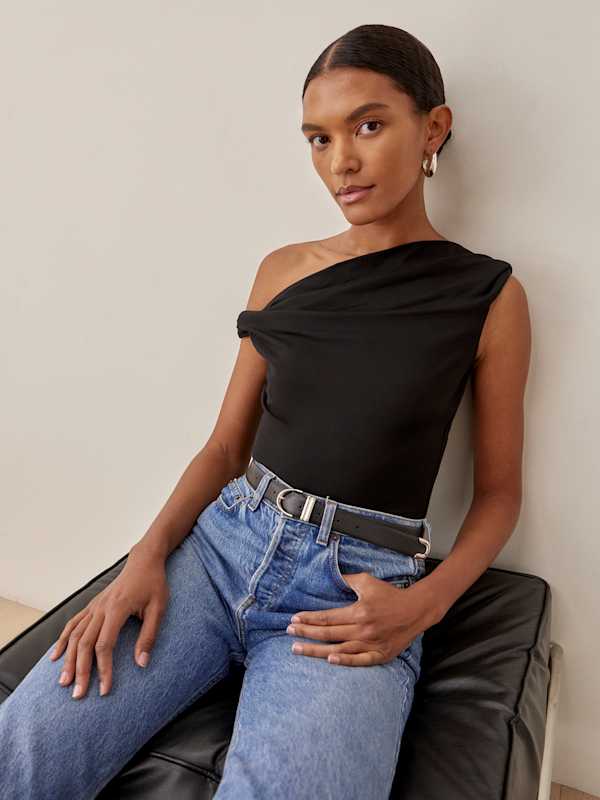 Cello Knit Top - Black