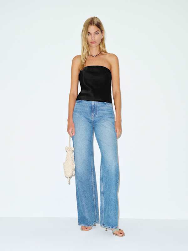 Spritz Silk Top - Black