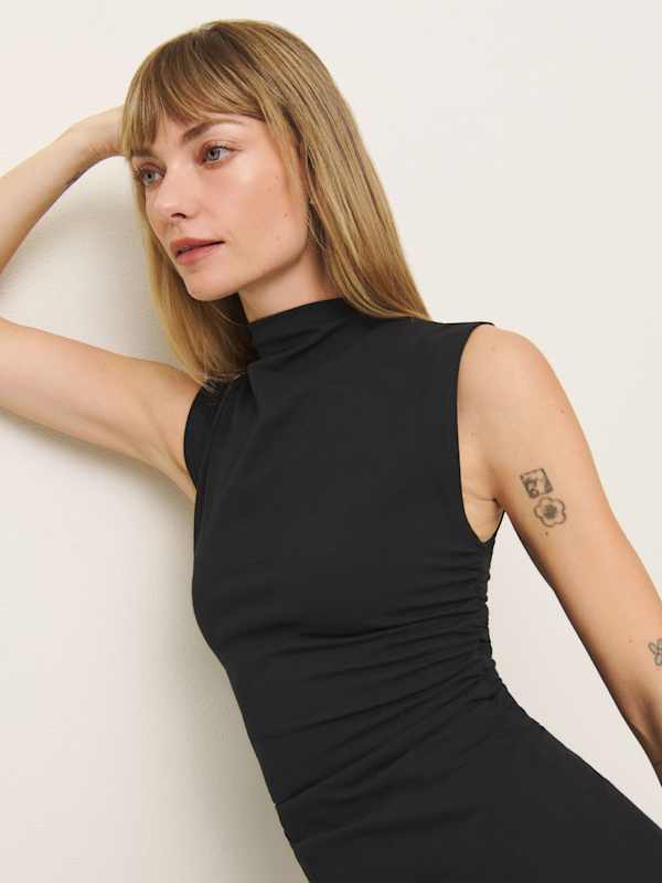 Alden Knit Dress - Black