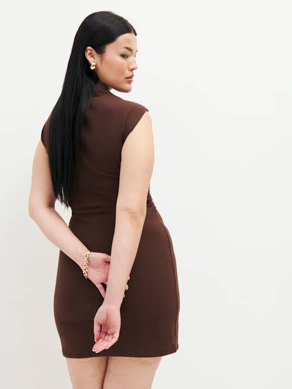 Alden Knit Dress - Cafe