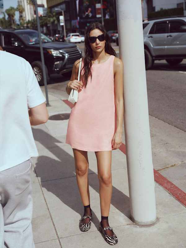 Jessi Linen Dress - Lotus