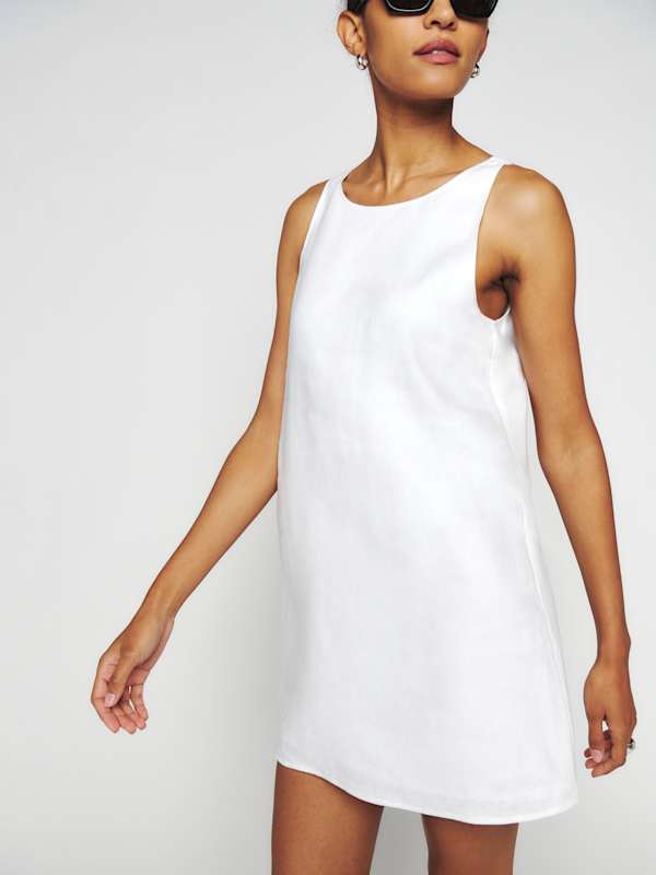 Jessi Linen Dress - White
