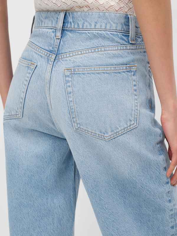 Cary High Rise Slouchy Wide Leg Jeans - Arena