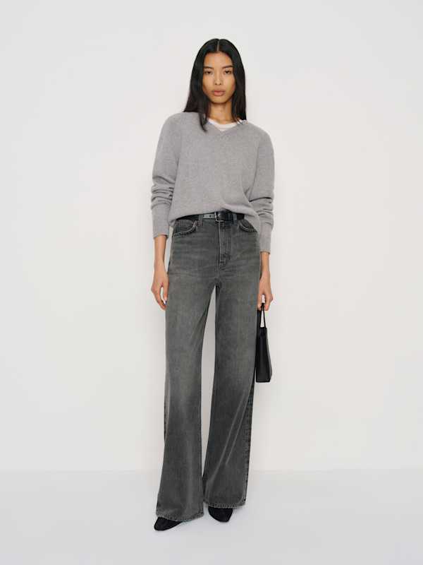 Cary High Rise Slouchy Wide Leg Jeans - Barrett