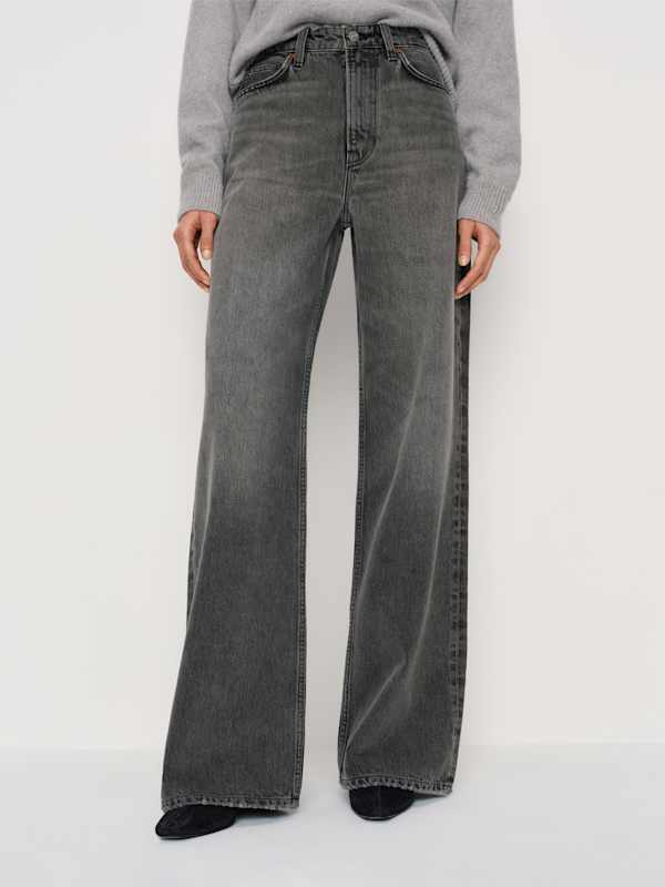 Cary High Rise Slouchy Wide Leg Jeans - Barrett