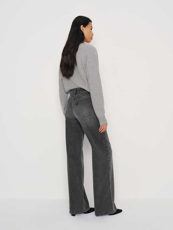 Cary High Rise Slouchy Wide Leg Jeans - Barrett