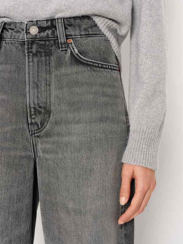 Cary High Rise Slouchy Wide Leg Jeans - Barrett