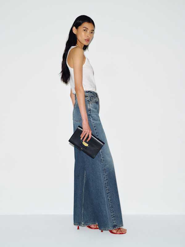 Cary High Rise Slouchy Wide Leg Jeans - Bruce