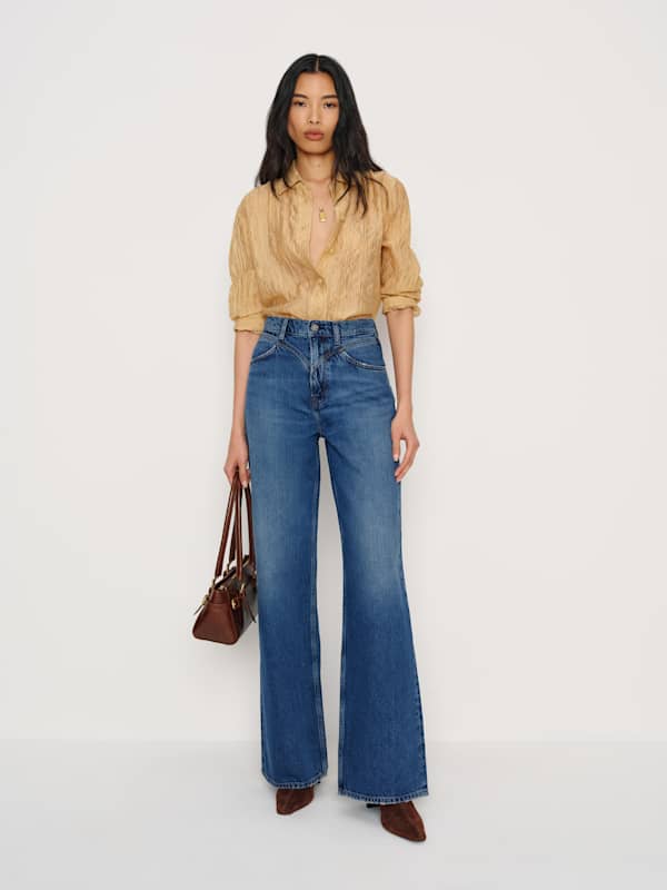Cary High Rise Slouchy Wide Leg Jeans - Maggiore Western