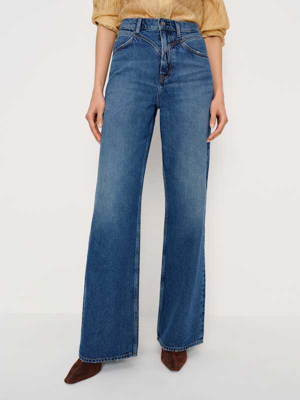 Cary High Rise Slouchy Wide Leg Jeans - Maggiore Western