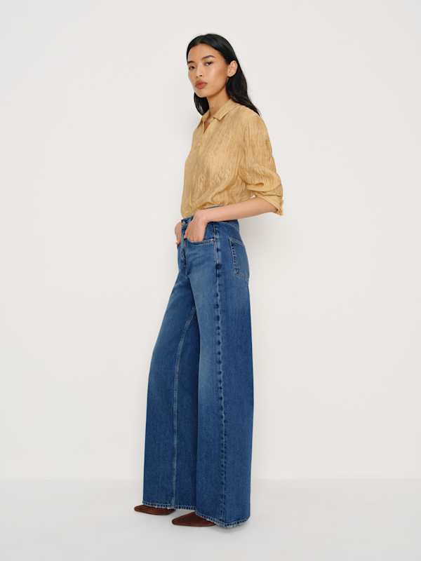 Cary High Rise Slouchy Wide Leg Jeans - Maggiore Western