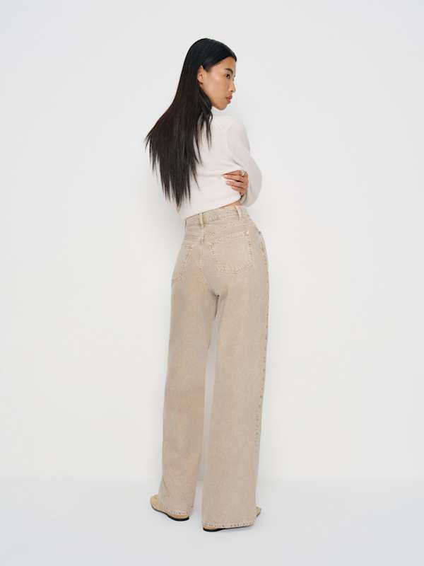 Cary High Rise Slouchy Wide Leg Jeans - Petoskey