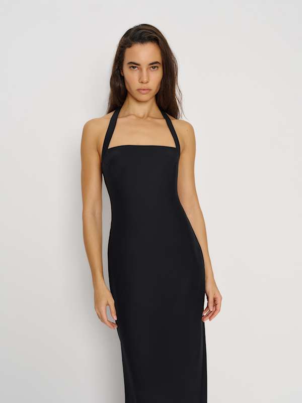 Alli Silk Dress - Black