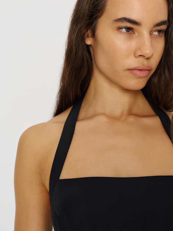 Alli Silk Dress - Black