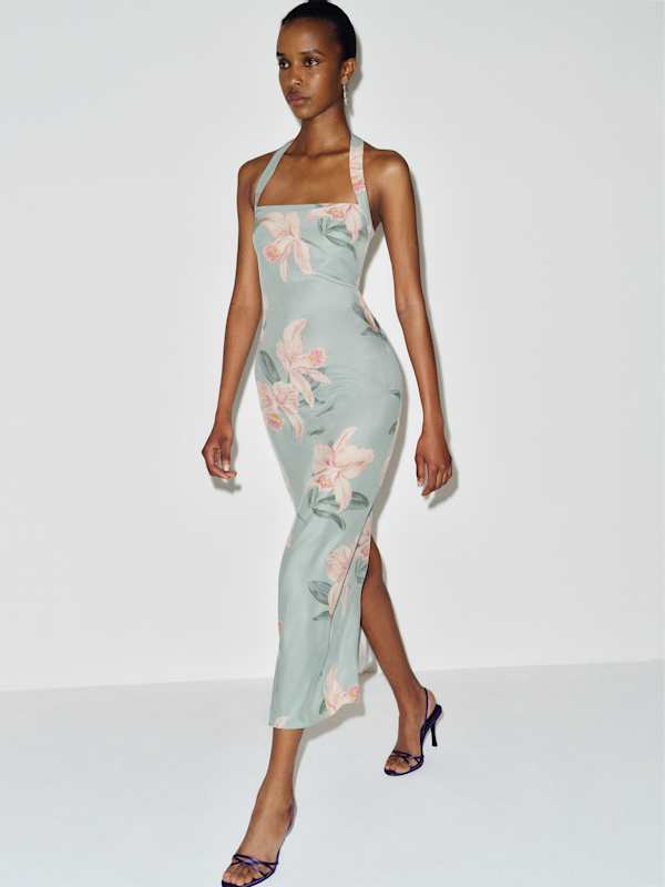 Alli Silk Dress - Venus Orchid