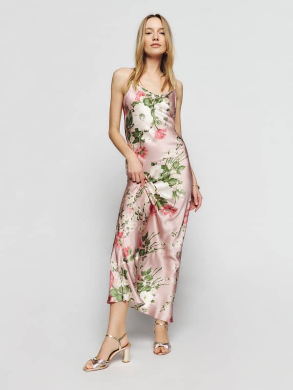 Petra Cylinder Heel - Gold Silver