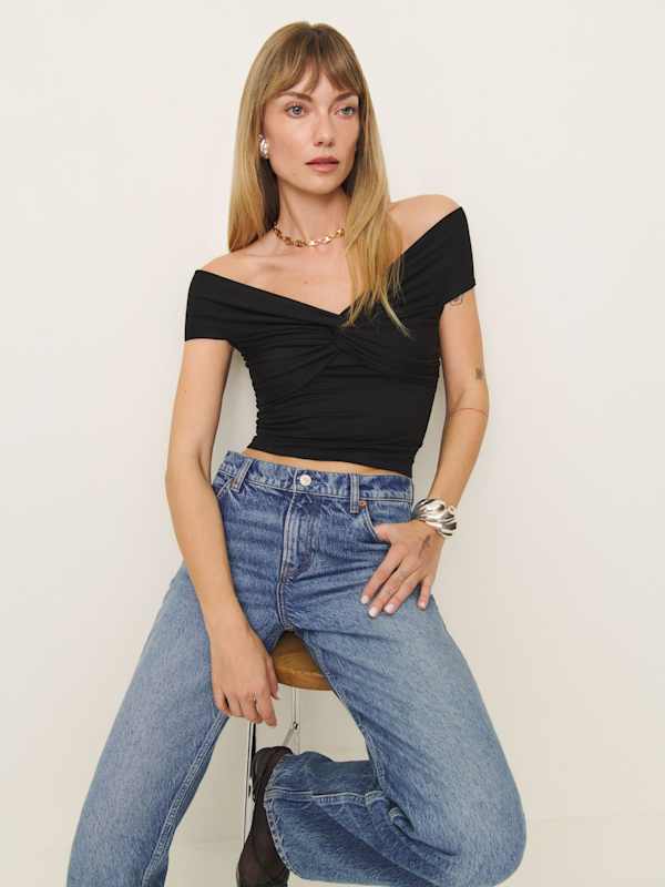 Ezlynn Knit Top - Black