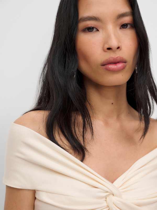 Ezlynn Knit Top - Cream