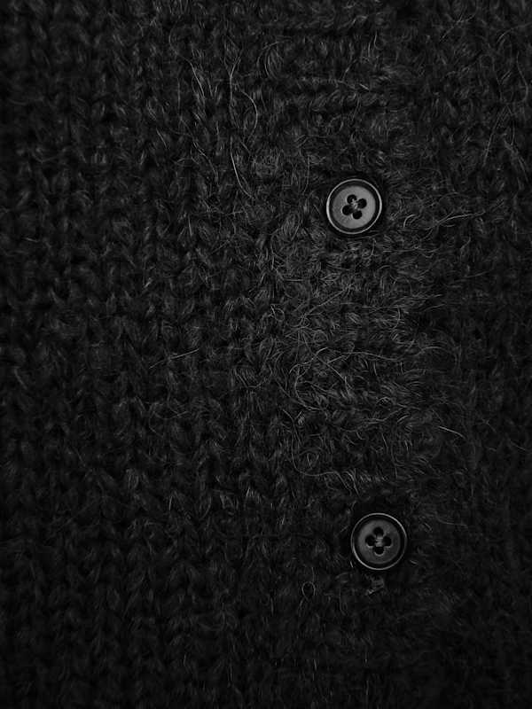 Clara Crew Cardigan - Black