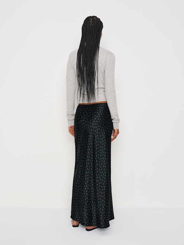 Layla Silk Skirt - Cosmic Dot