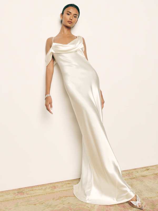 Ronda Silk Dress - Ivory